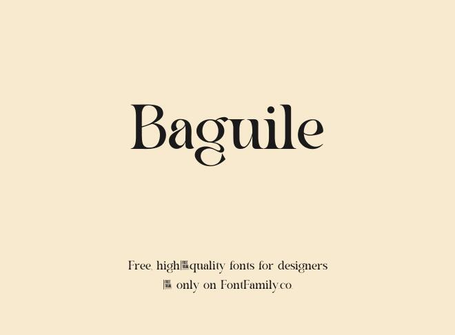 Baguile Font