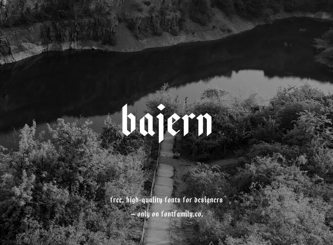 Bajern Font