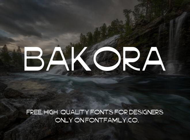Bakora Font