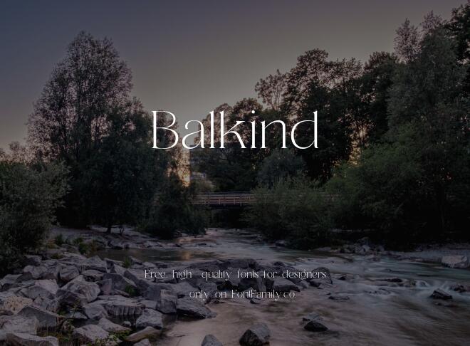 Balkind Font