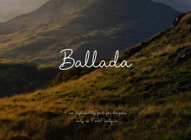 Ballada Font