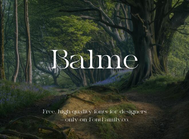 Balme Font