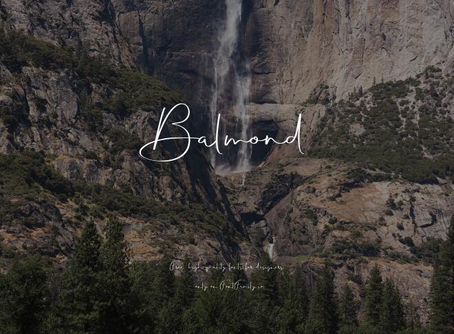 Balmond Font