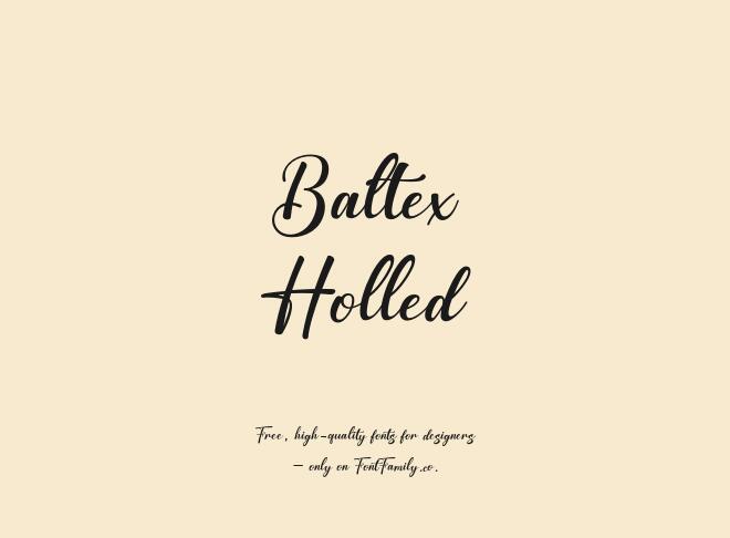 Baltex Holled Font
