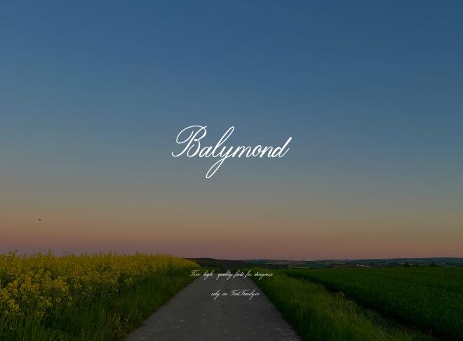 Balymond Font