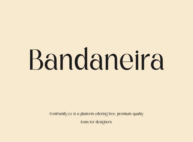 Bandaneira Font