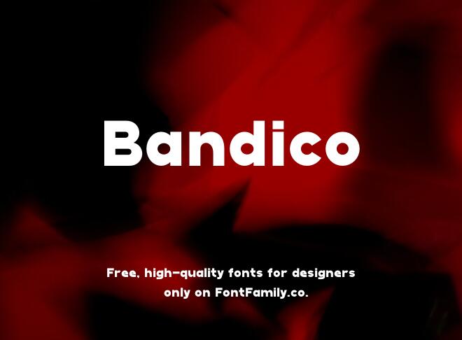 Bandico Font