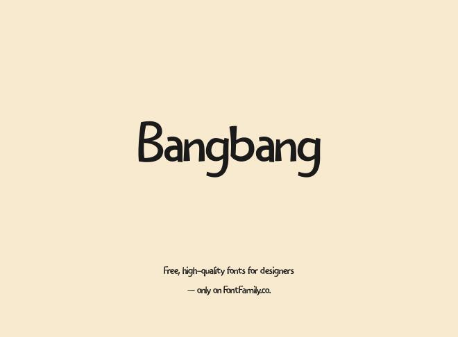 Bangbang Font