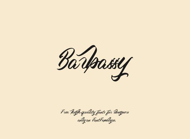 Barbassy Font