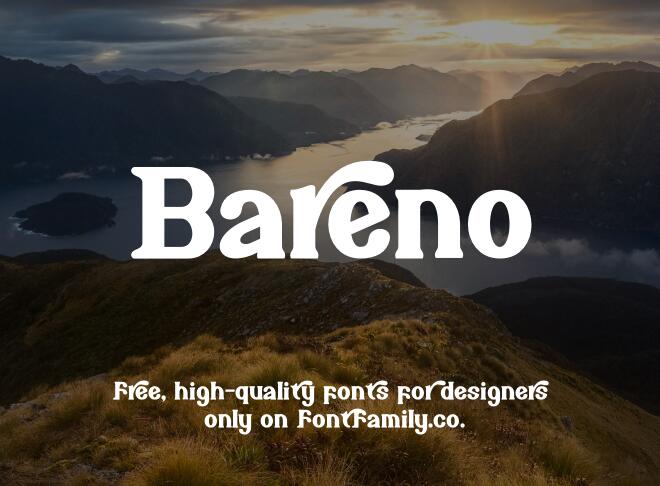 Bareno Font