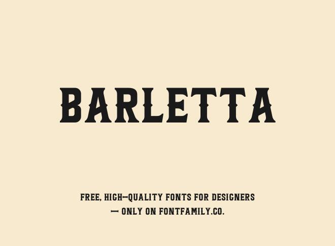 Barletta Font