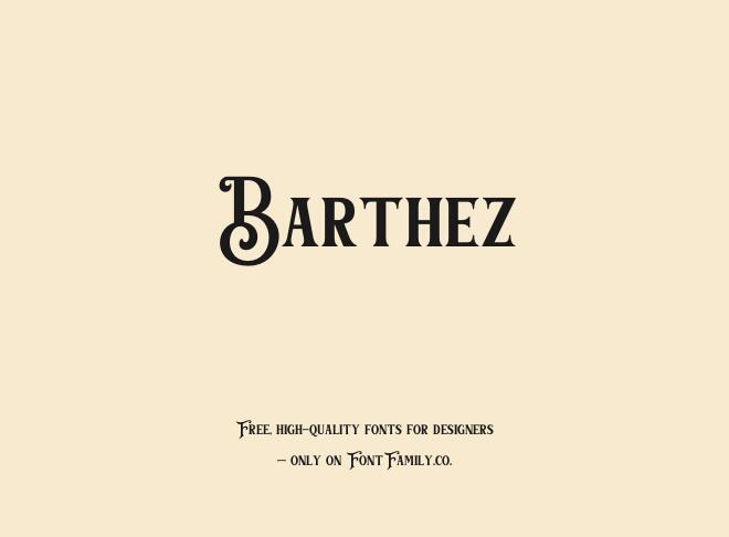 Barthez Font