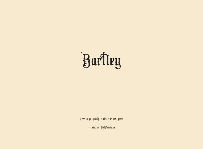 Bartley Font