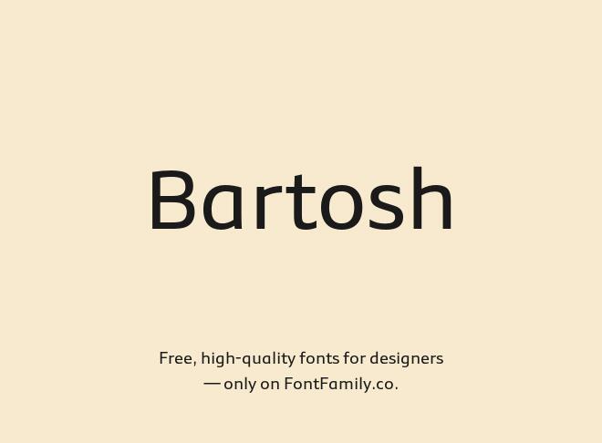 Bartosh Font