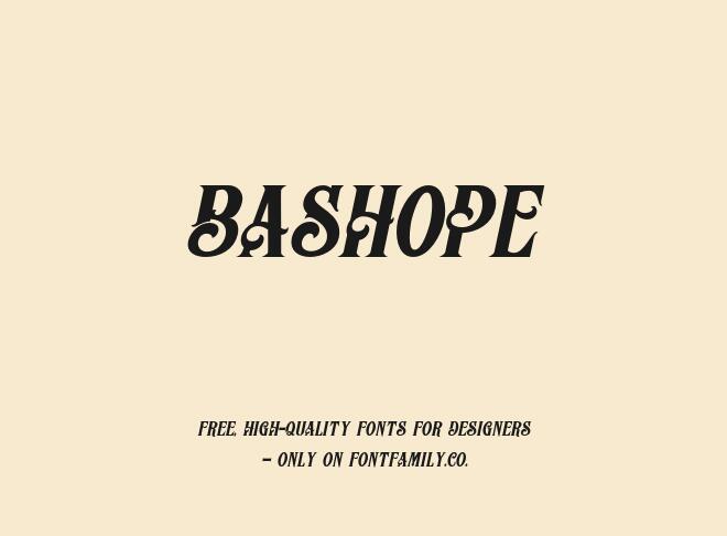 Bashope Font