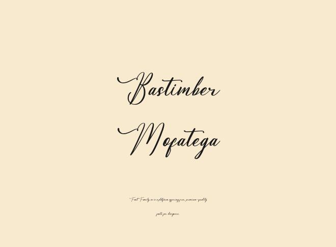 Bastimber Mofatega Font