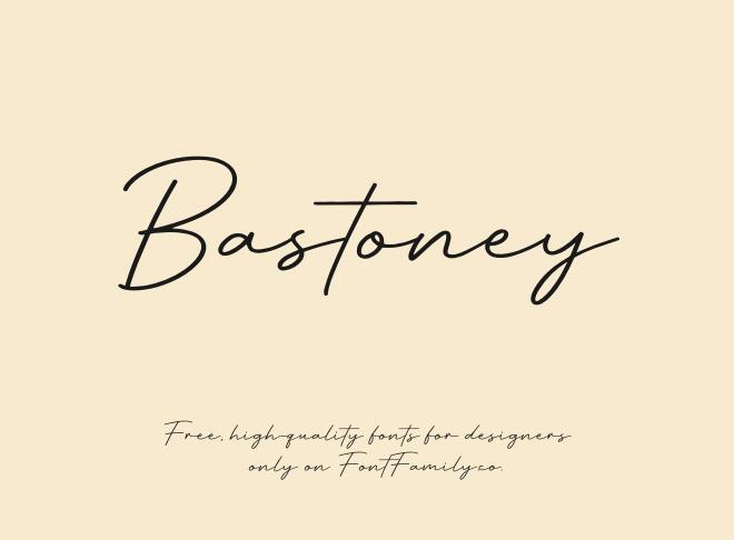 Bastoney Font