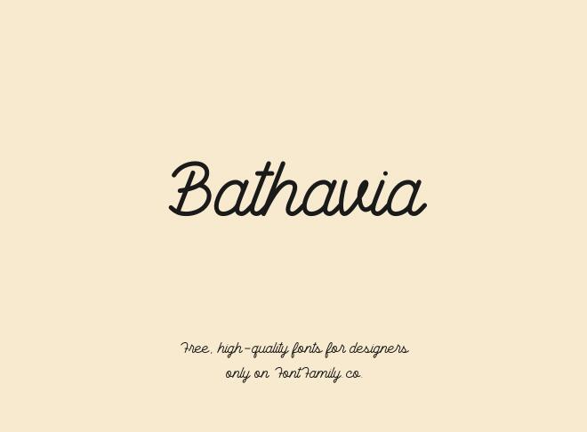 Bathavia Font