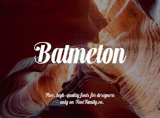 Batmeton Font
