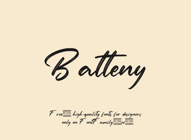 Batteny Font