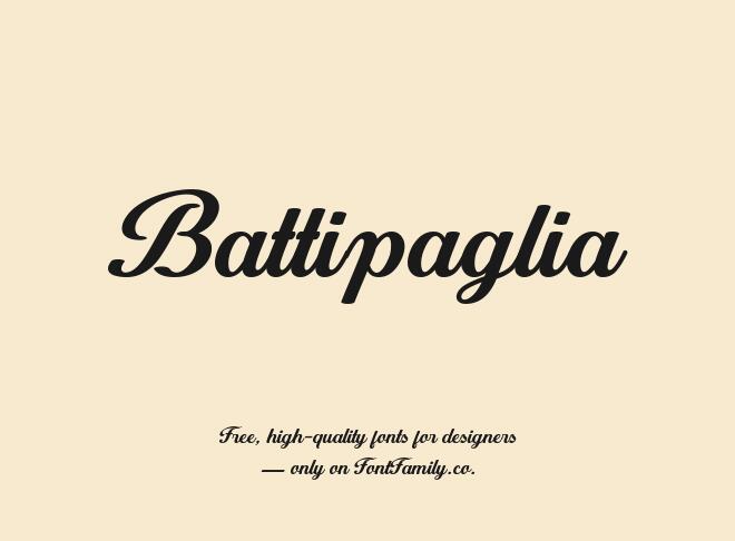 Battipaglia Font