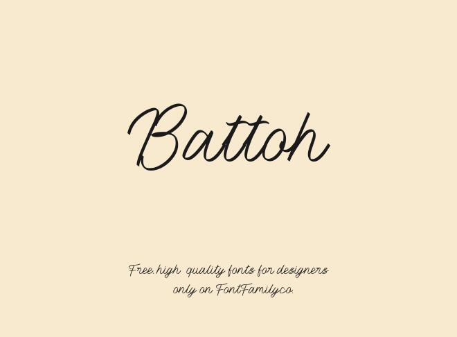 Battoh Font