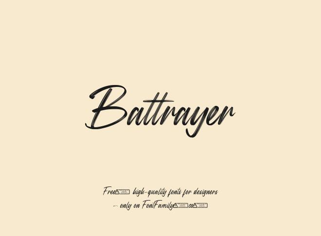 Battrayer Font
