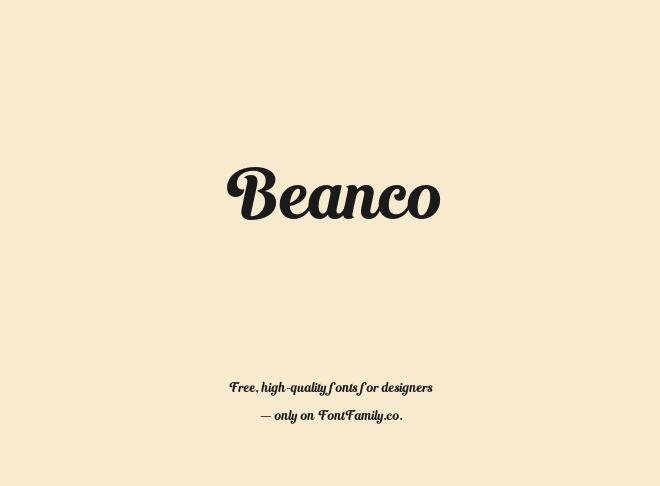 Beanco Font