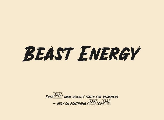Beast Energy Font