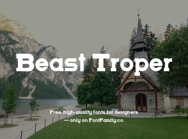 Beast Troper Font