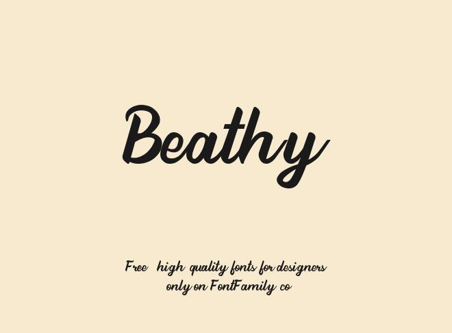 Beathy Font