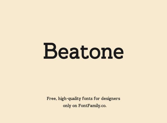 Beatone Font