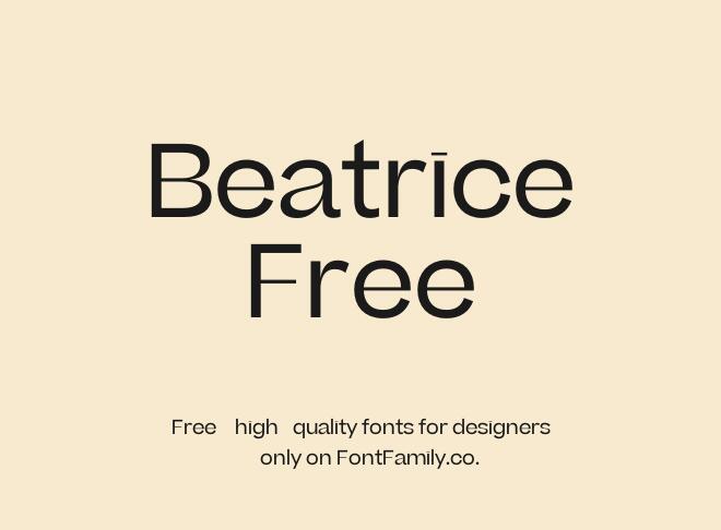 Beatrice Free Font