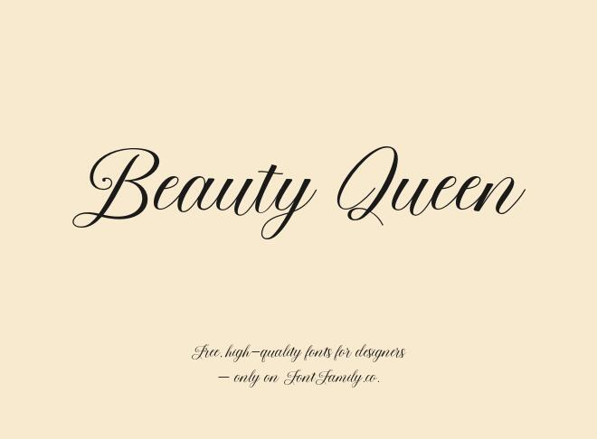 Beauty Queen Font