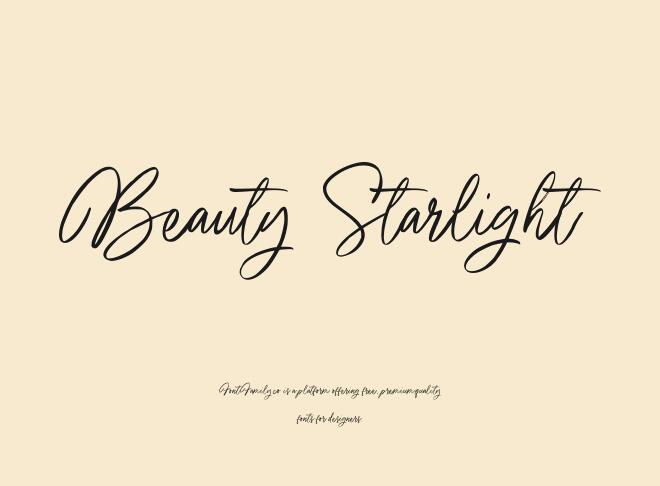 Beauty Starlight Font