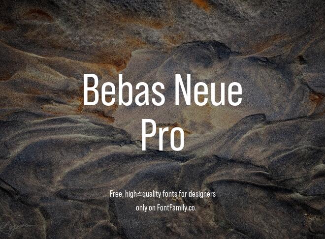 Bebas Neue Pro Font