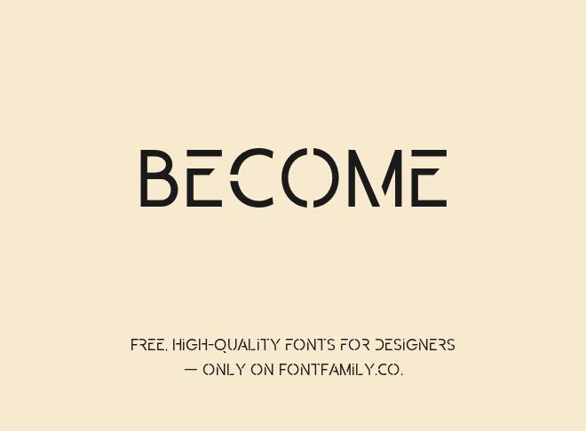 Become Font