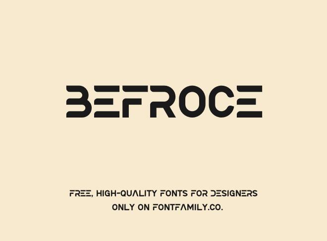 Befroce Font