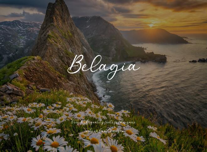 Belagia Font