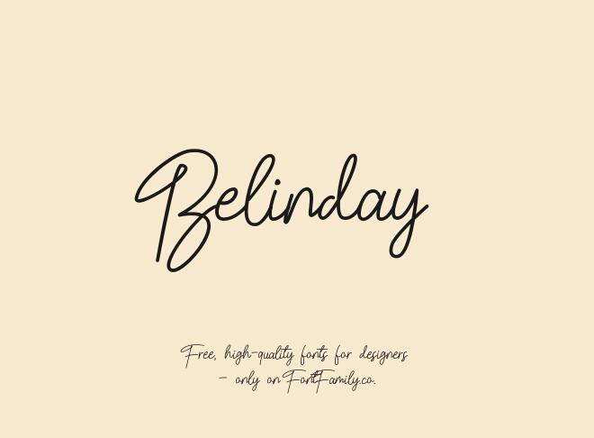 Belinday Font