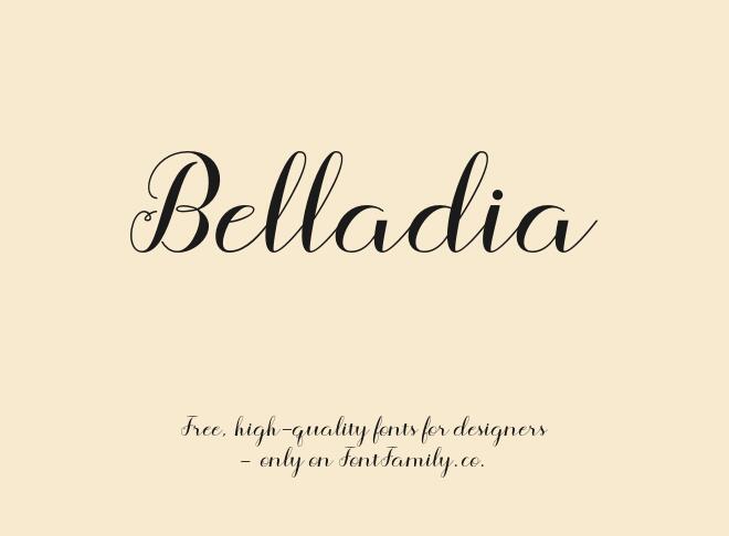 Belladia Font