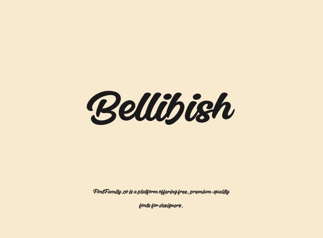 Bellibish Font