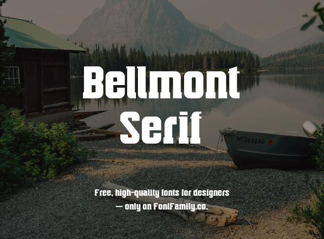 Bellmont Serif Font