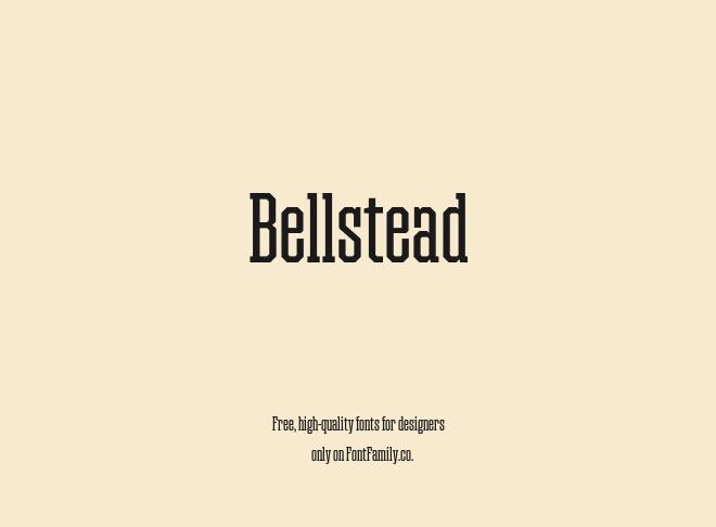 Bellstead Font