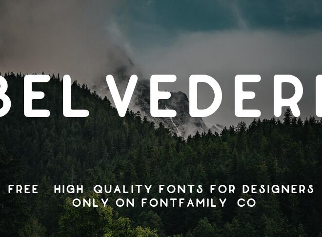 Belvedere Font