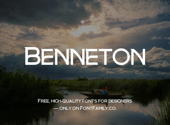 Benneton Font
