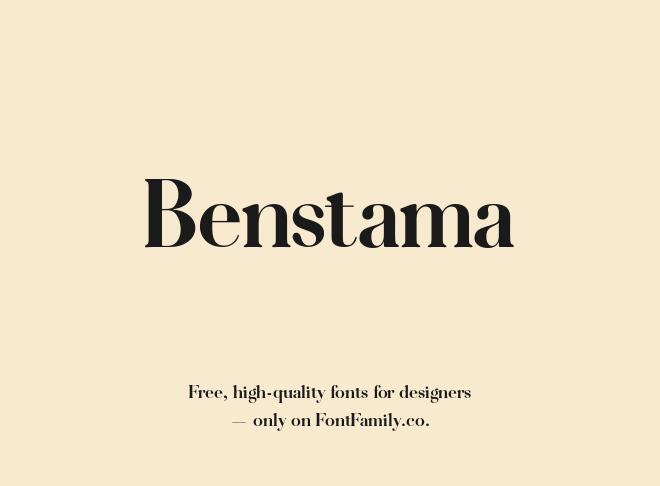 Benstama Font