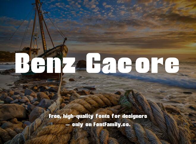 Benz Gacore Font