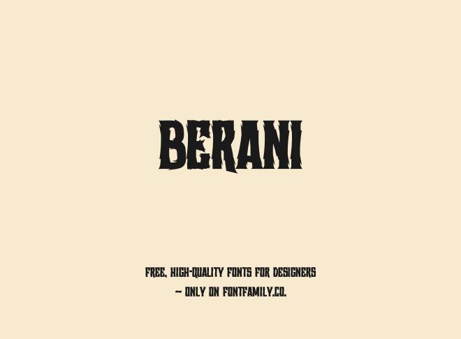 Berani Font