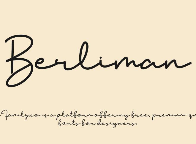 Berliman Font